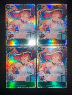 ワンピースカード　蒼海の七傑 ナミ SR op14-031 ×４枚