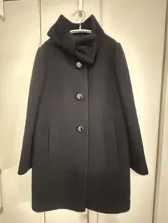 ケイトスペードニューヨーク　ロングコート ブラック リボン 0サイズ（XS）