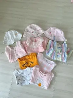 夏物　baby gap  Tシャツ+ワンピース+帽子　10点セット　　90センチ