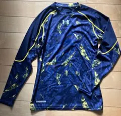Under Armour 長袖シャツ ネイビー/イエロー