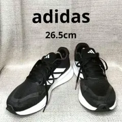 美品 adidasアディダス テニスシューズ 26cm 黒 - メルカリ