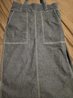 デニム ダークグレー タイトスカート