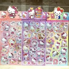 ☆ハローキティ ホログラムシール　3枚セット