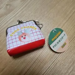 mojojojo PVCがま口ポーチ REDうさぎ