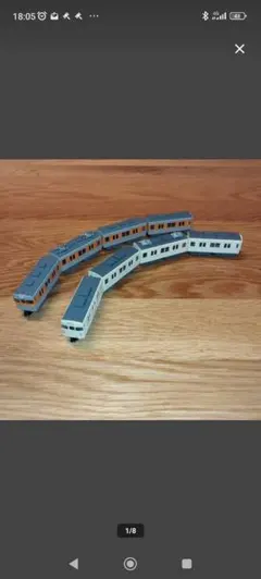 希少　Bトレインショーティー 東武鉄道 8000系 旧塗装 　8両セットのサムネイル