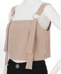 MURUA ロングテープキャミソール ピンク