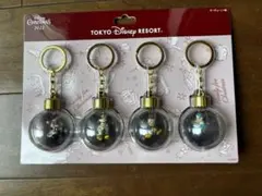 東京ディズニーリゾート クリスマス キーチェーン 4個セット