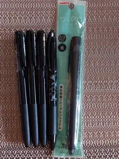 Zebra blen 0.7mm 黒ボールペン 他5本セット
