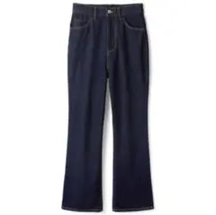 GRL ハイウエストセミフレアデニムパンツ cu289 xs