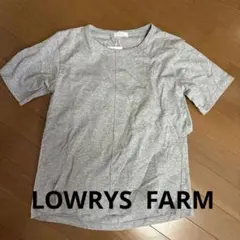 新品未使用　タグ付き　LOWRYS FARM バックオープンTシャツ グレーのサムネイル