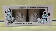 【新品未開封】Disney ミッキー&ミニー ハートペアマグカップ ピンクのサムネイル