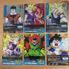 ドラゴンボールデータカードダス　孫悟飯　6枚セット