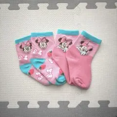 ⬜︎SHEINシーイン＊ディズニー ミニーベビー靴下 ピンク2足セット