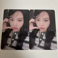 LESSERAFIM「CRAZY」POPUP　特典　トレカ　ウンチェ　2枚セット