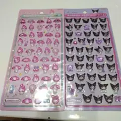 ボンボンドロップシール　クロミ＆マイメロ