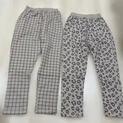 新品 ペアマノン 裏起毛パンツセット