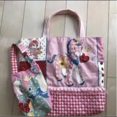 レッスンバック　手提げカバン　ハンドメイド