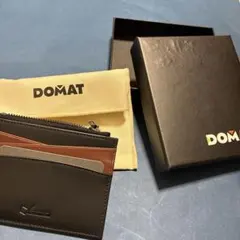 DOMAT ブラック コインケース　ブラウン　カードケース　パスケース