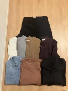 お値下げ‼️無印良品　レディースM相当トップス7点パンツ2点の9点セット