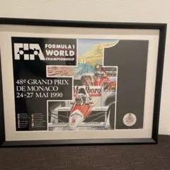 ◆アイルトンセナ F1 モナコGP オフィシャルポスター　1993年 ◇アイルトンセナ F1 モナコGP オフィシャルポスター 1993年 - メルカリ