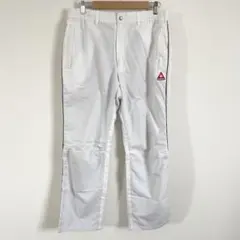 ルコック　ゴルフウェア　ゴルフ　パンツ　白　L