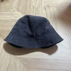 バケットハット コーデュロイ ブラック