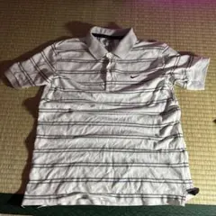 Nike ホワイトストライプ ポロシャツ