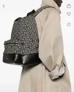 V659c BALMAIN レザーバックパック - メルカリ