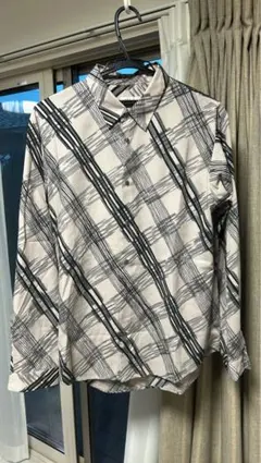 チェック柄 長袖シャツ