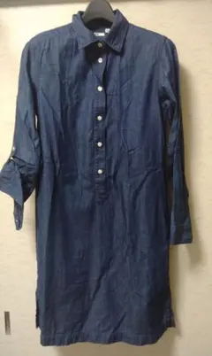 UNIQLO ユニクロ デニム長袖シャツワンピース