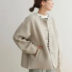 URBAN RESEARCH DOORS キルトノーカラージャケット