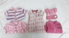女の子　冬物まとめ売り　アウター　ニット帽　ロンパース　UNIQLO