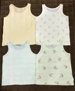 UNIQLO コットンメッシュタンクトップ　4枚セット タンクトップ　120cm