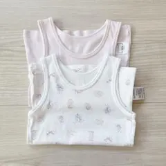 キッズ用 女の子 100cm 綿100% 肌着 タンクトップ インナー