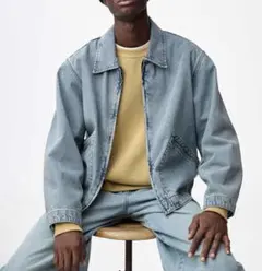 デニムジップアップジャケット