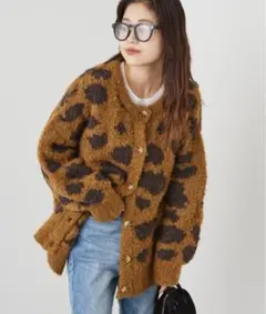 ヒョウ柄 ニット