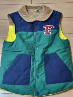ファミリア　リバーシブル　ベスト　120cm