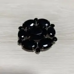 カットオニキス　ブローチ