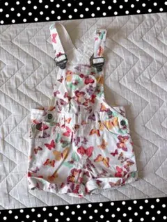 ❤️美品❤️ H&M 蝶々柄オーバーオール 80