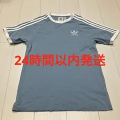 adidas Originals リンガーTシャツ ブルー ホワイト Mのサムネイル