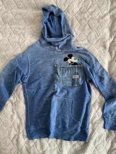 denim dungaree ミッキーパーカー160 02