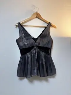 MOUSSY キャミソール グレー レース