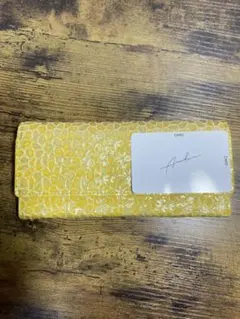 Arukan デライト 長財布 日本製 牛革 エナメル レディース イエロー