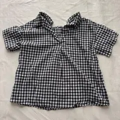 ギンガムチェック トップス ブラウス LOWRYSFARM 美品 即日発送可能