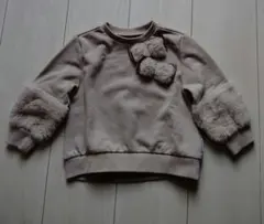 COMME CA ISM ベージュ トレーナー 90cm