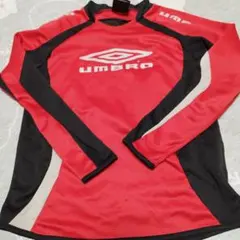 UMBRO メッシュ長袖シャツ 150サイズ 赤黒