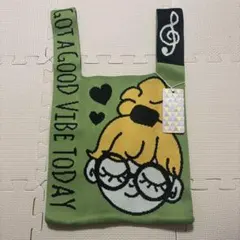 D.KELLY ニットバッグ グリーン