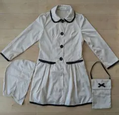 【ストロベリーフィールズ】レインコート スプリングコート ベージュ 春服 Fのサムネイル