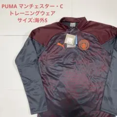 PUMA マンチェスターシティ ハーフジップ トレーニングウェア Sサイズ