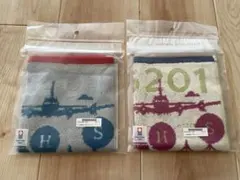 【JAL オリジナル】今治ハンドタオル　2枚セットで　(新品、未開封)
